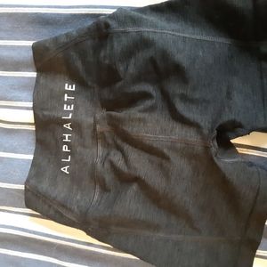 Alphalete revival shorts black size small